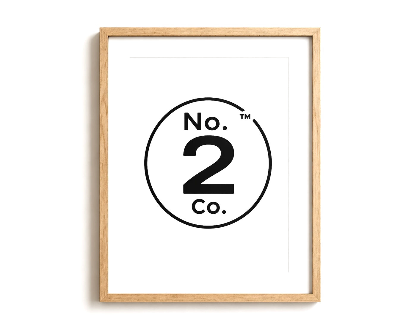 framed logo print